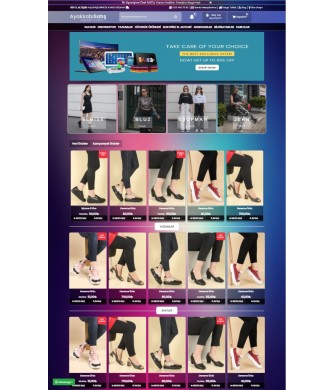 E-Ticaret Marketi 3.x Ayakkabı Satış Full Paket